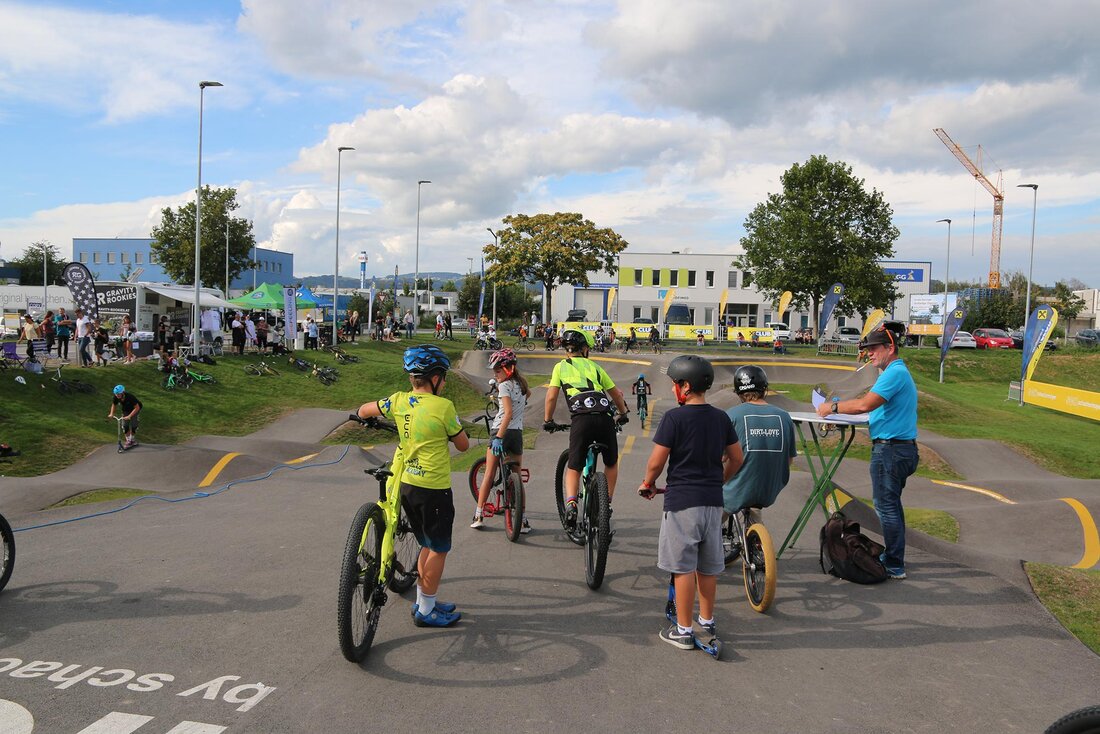 Mehrere Radfahrer