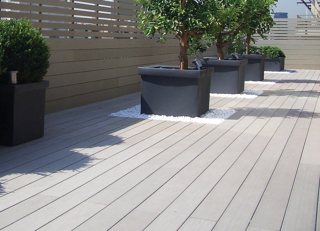 graue Terrassendielen
