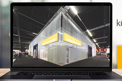 Laptop mit Schachermayer Bild