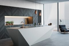 Küche mit Kochinsel