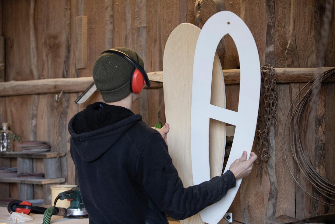 Arbeit anm Balanceboard
