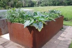 Hochbeet aus Stahlblech