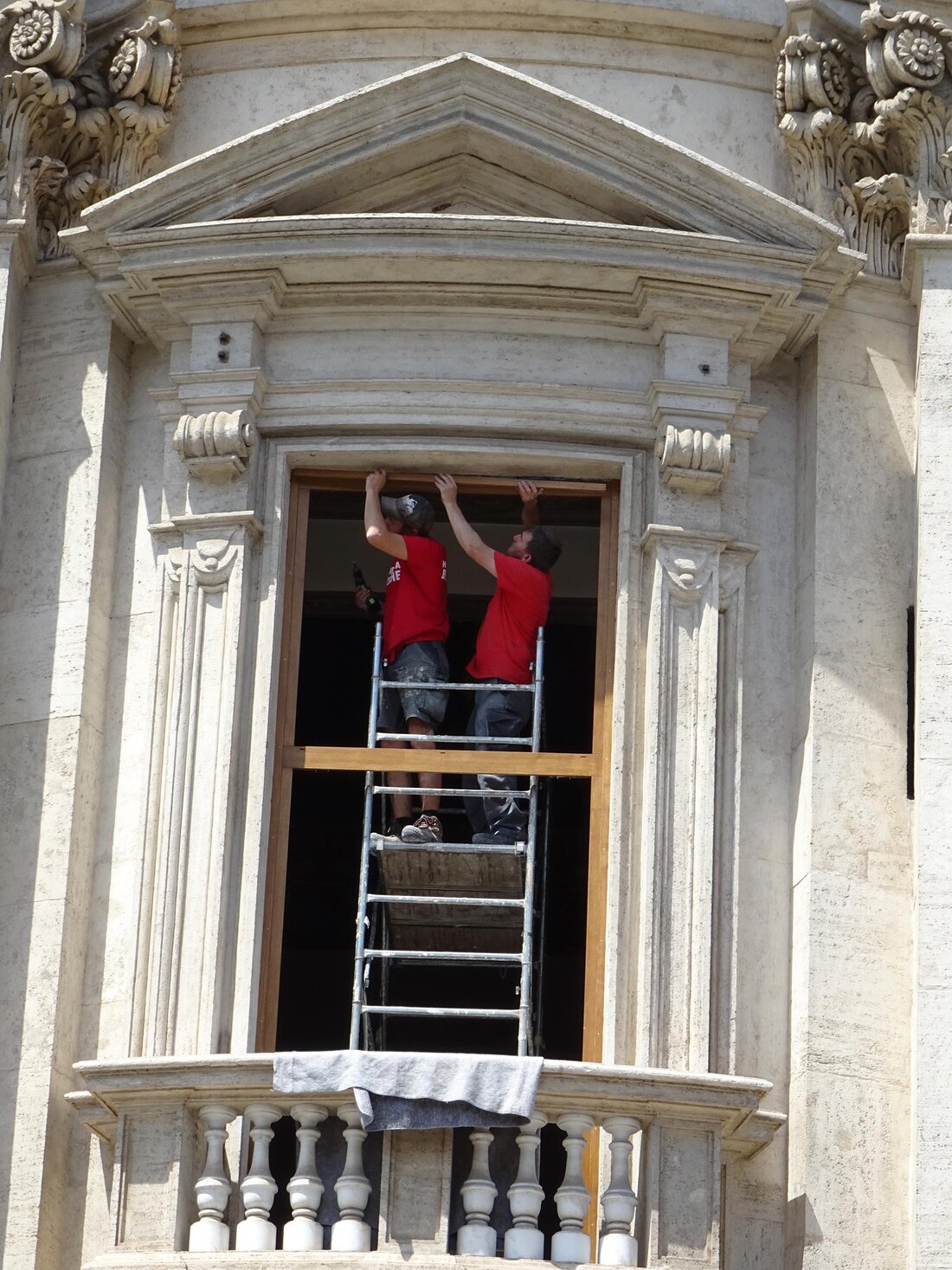 Restaurateure bei der Arbeit