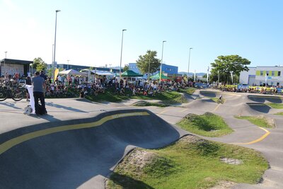 Das Pumptrack Rennen