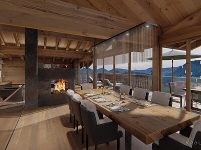 Kröll.Winkel Arbeit Holztisch mit Aussicht