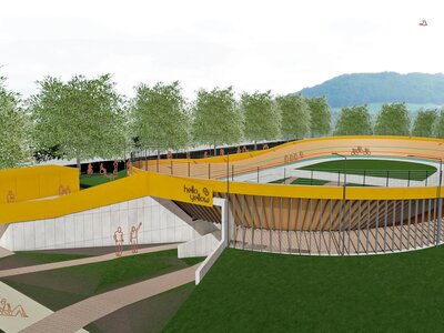 Velodrom Illustration Velodrom