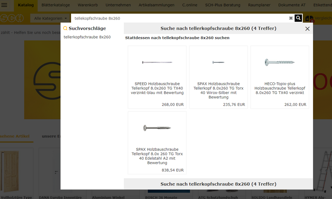 Webshopsuche Neu