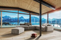 Ausblick Villa am See