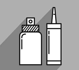 Spray und Kleber