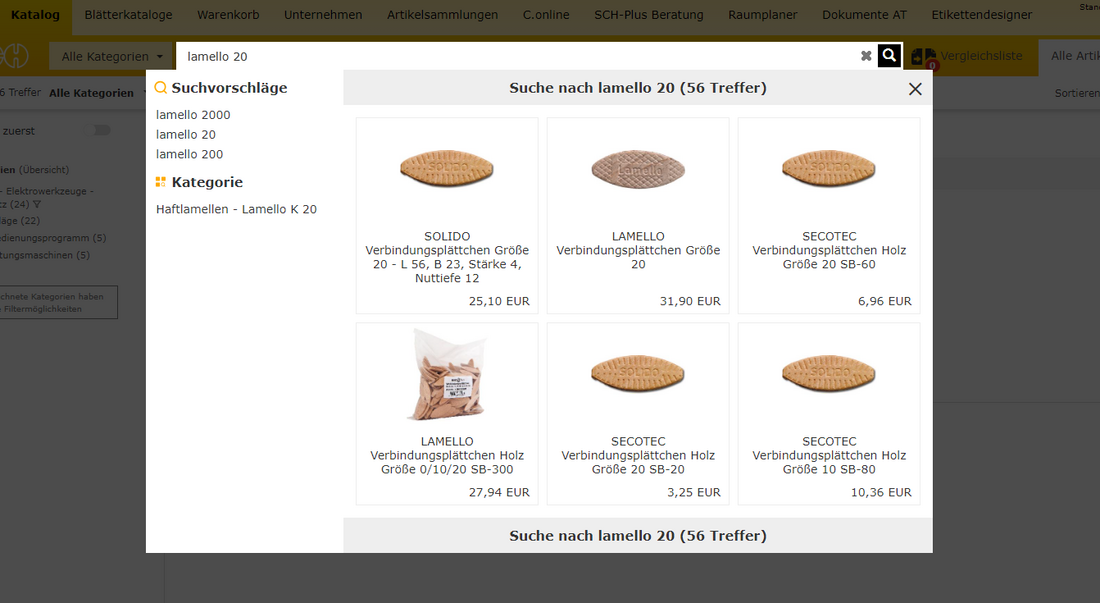 Webshopsuche Neu