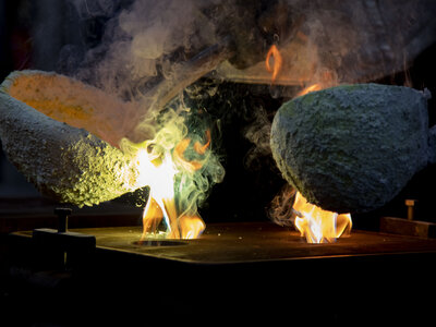 Metallgießerei in Action