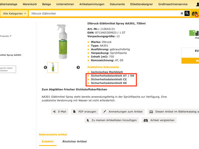 Sicherheitsdatenblatt Sicherheitsdatenblatt