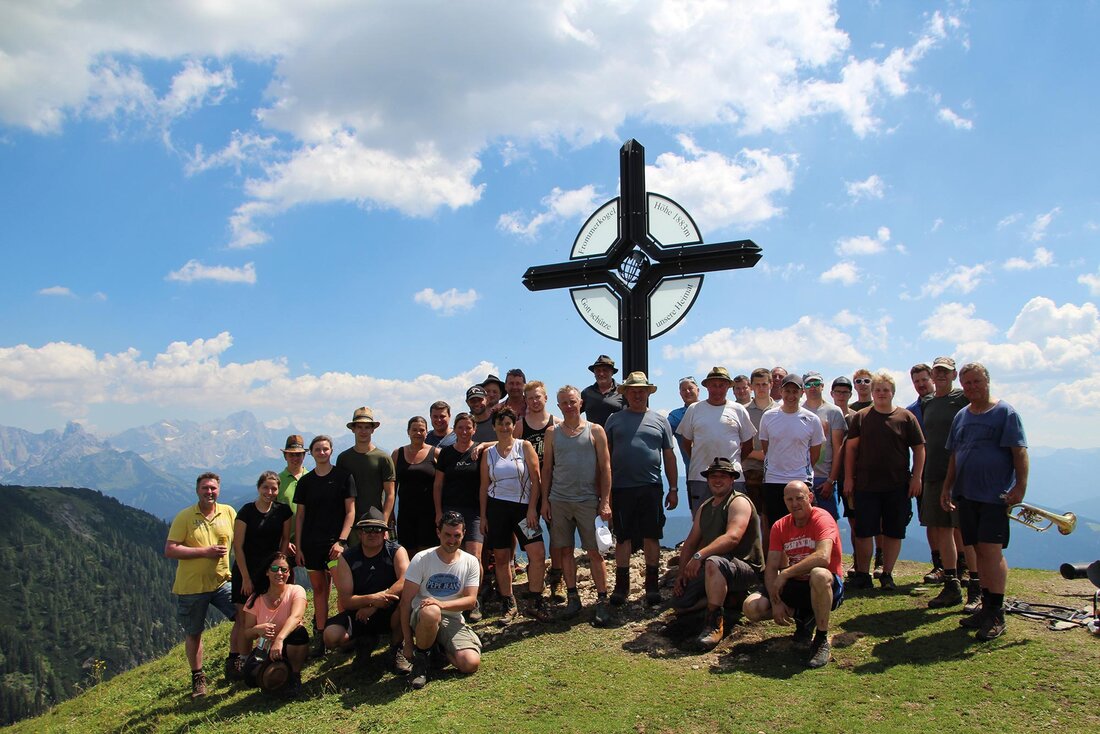 Gipfelkreuz Frommerkogel