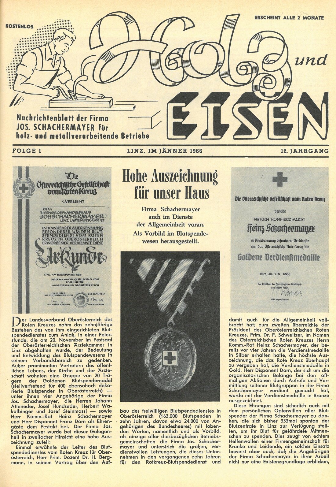 Zeitung Ausgabe 1966