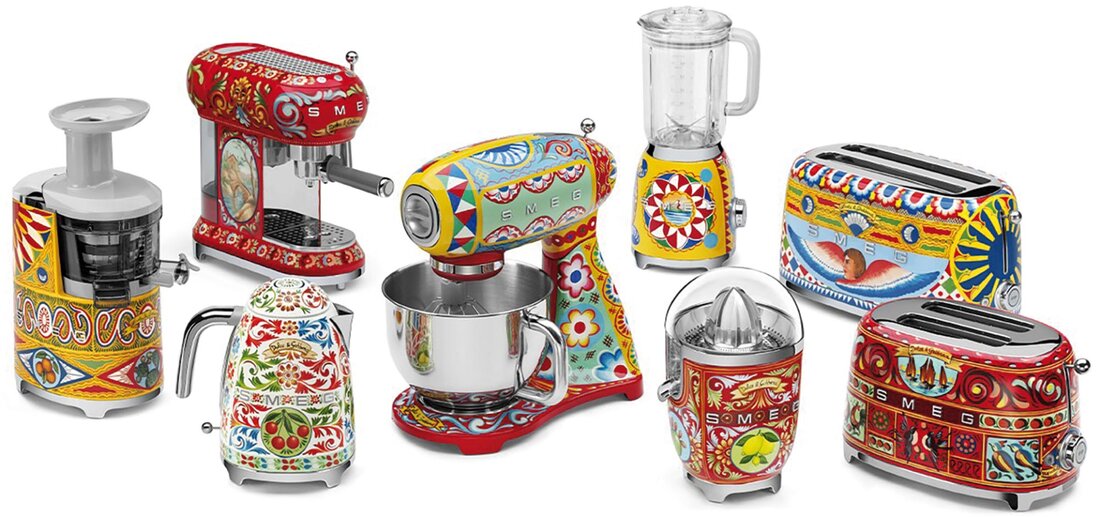 Smeg und Dolce&amp;Gabbana Kleingeräte-Kollektion