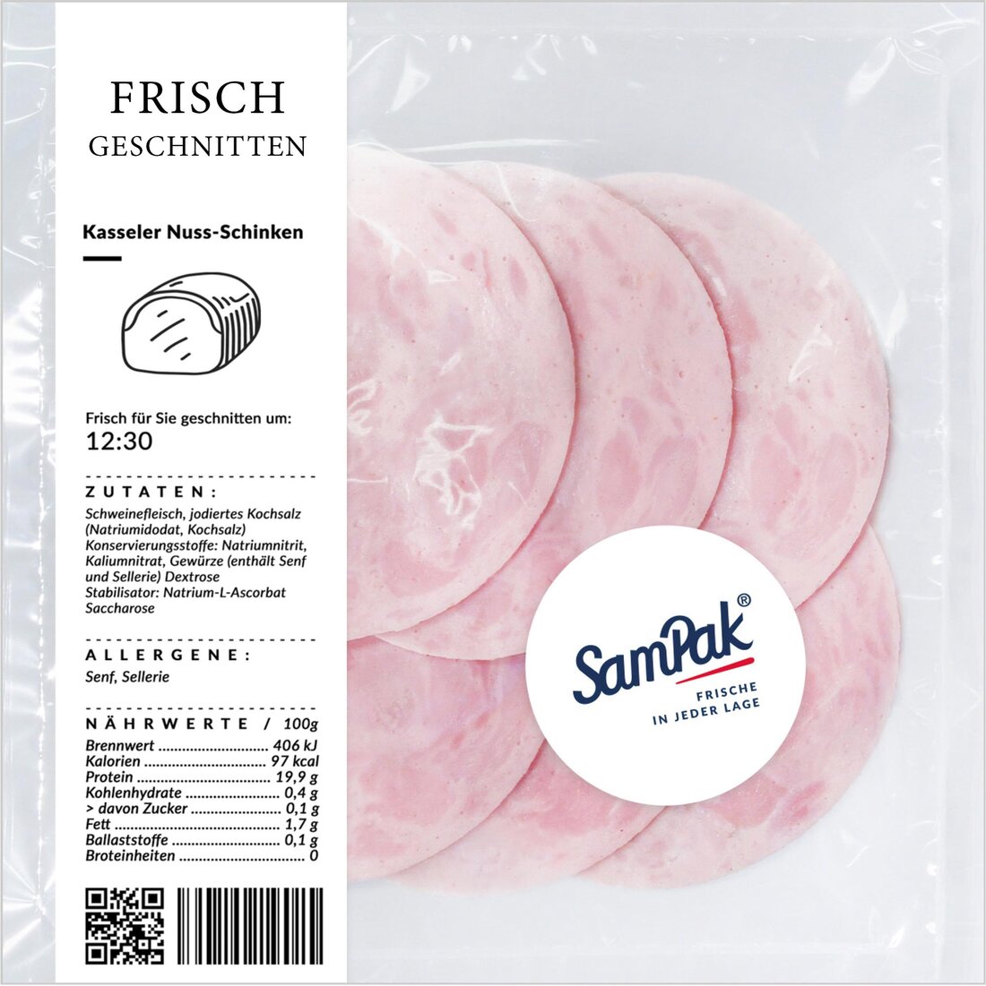 Eingeschweißte Wurst