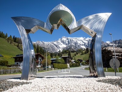 Schöne Skulptur unterhalb des Hochkönigs.