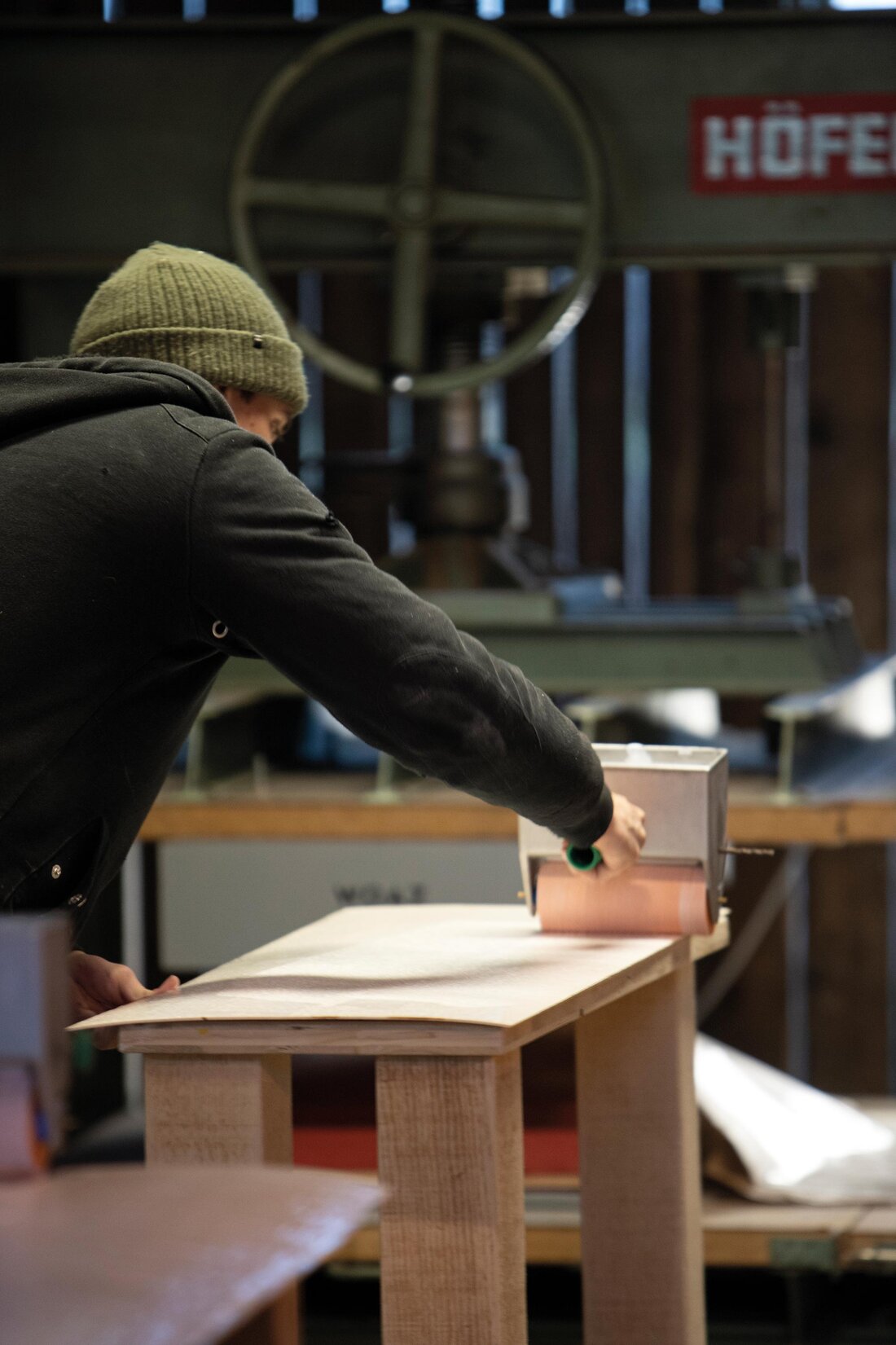 Arbeit am Balanceboard