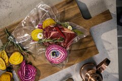 Gemüse vakuumverpackt