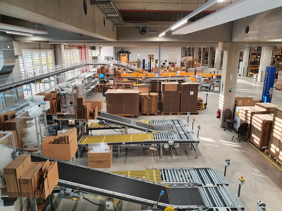 Logistik im Geschirr-Quartier von Rechberger