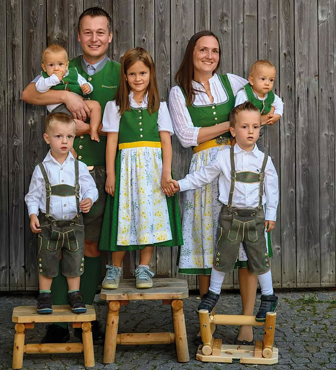 Familie Silber mit 5 Kindern