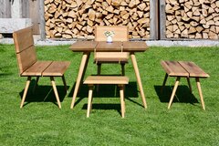 Vollholz Gartengarnitur