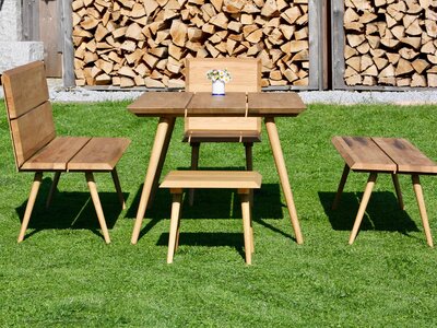 Vollholz Gartengarnitur