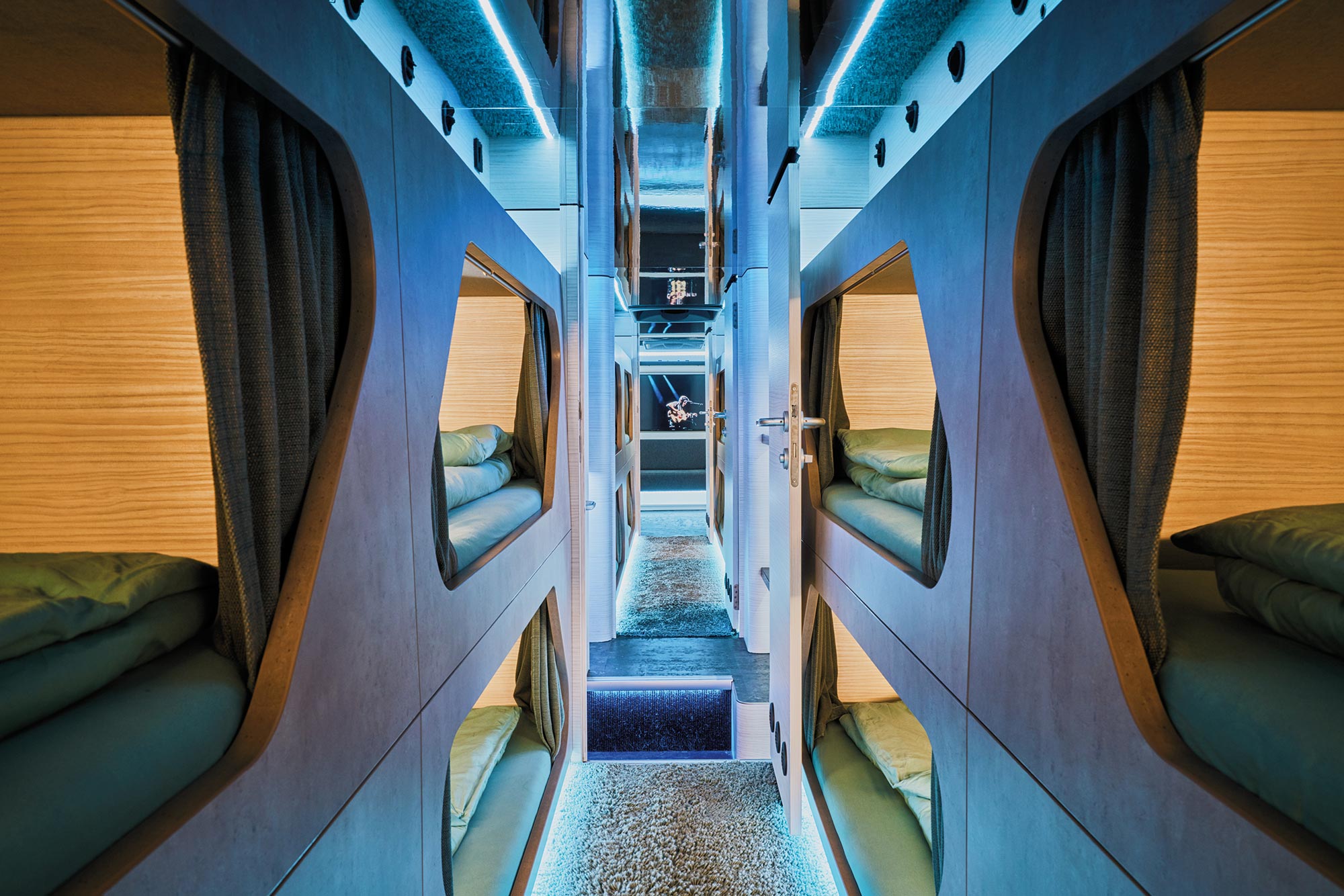 Tourbus von innen