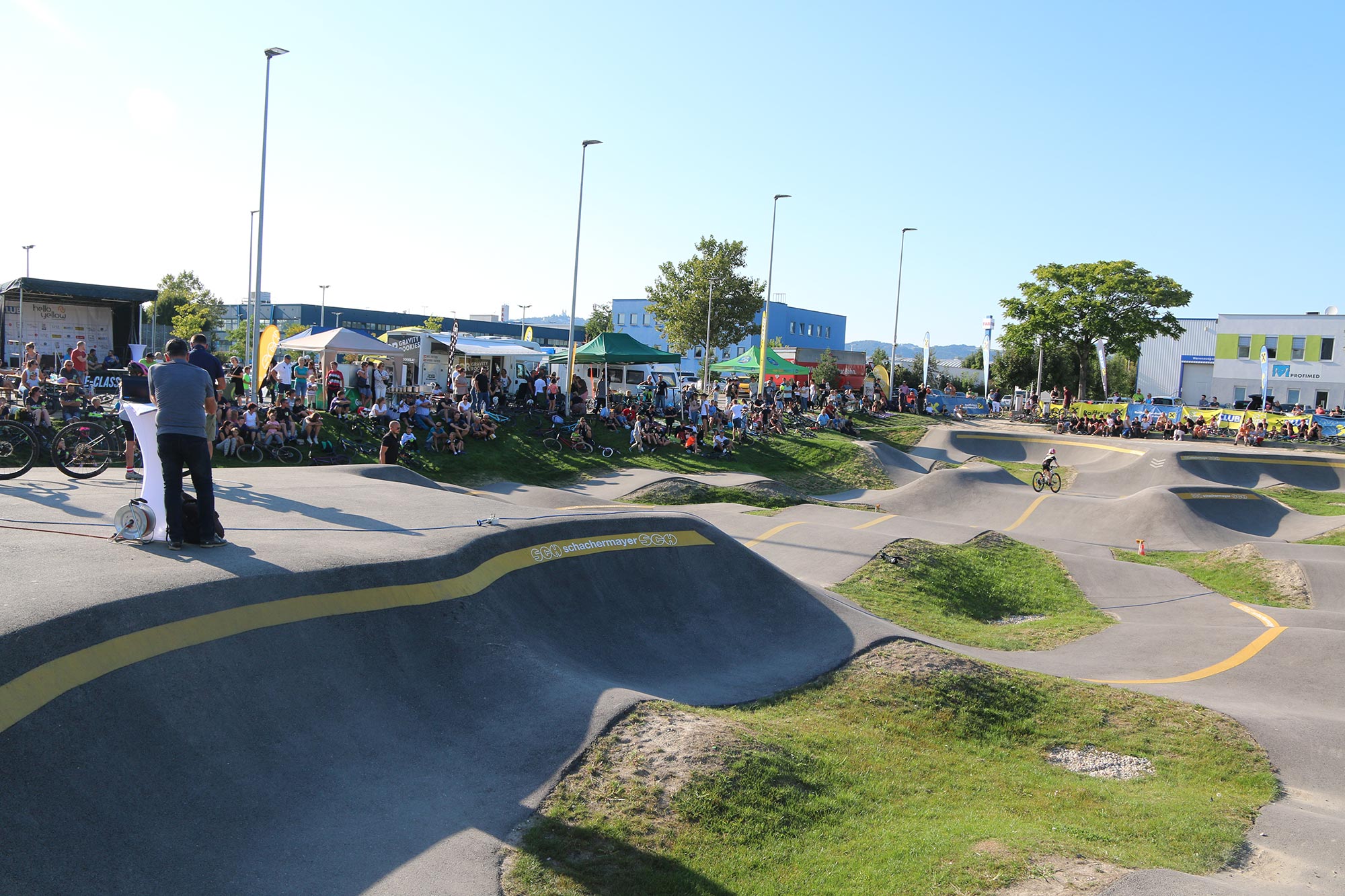 Das Pumptrack Rennen