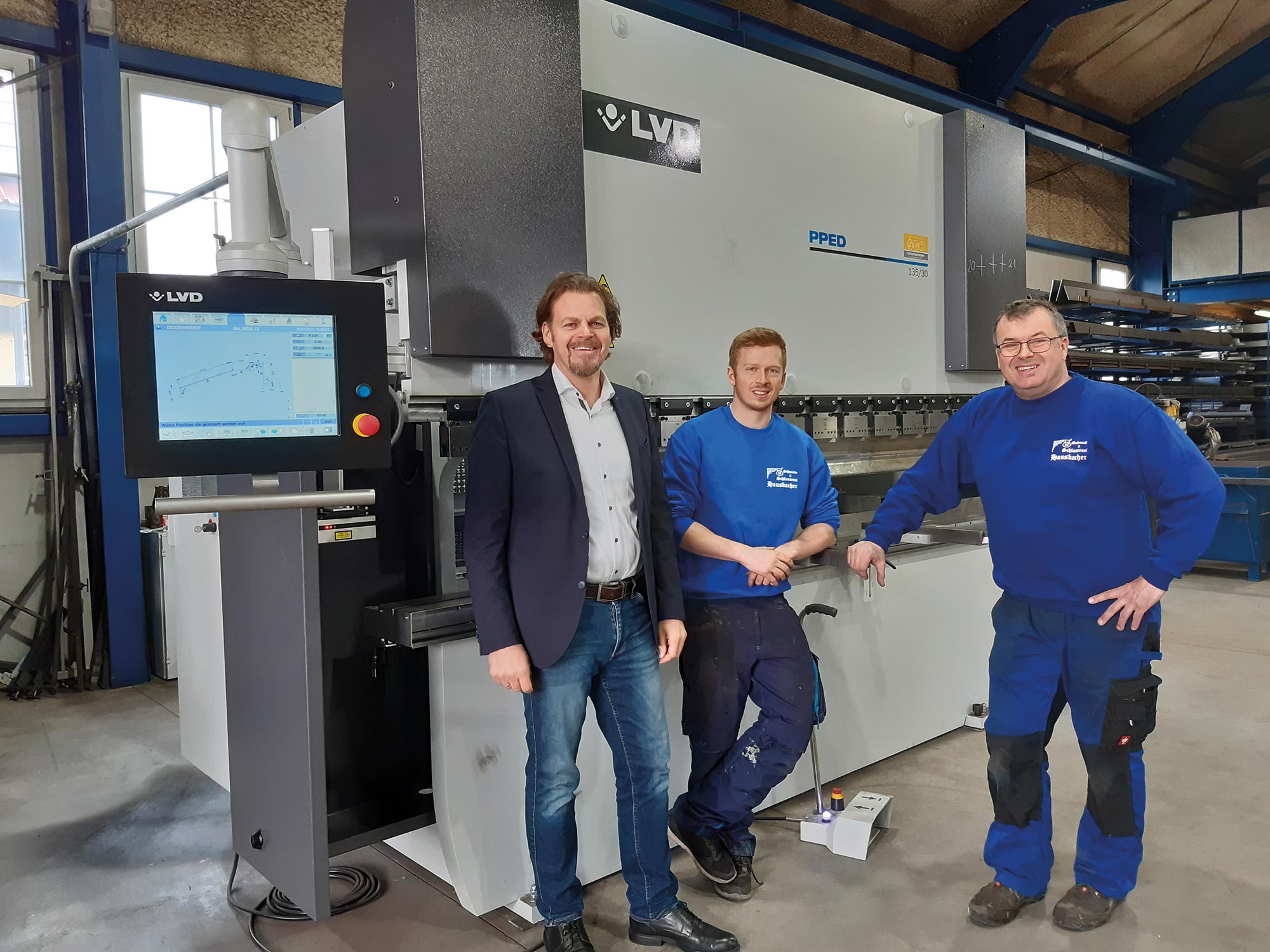 Michael & Stefan Hausbacher mit Matthias Ebner