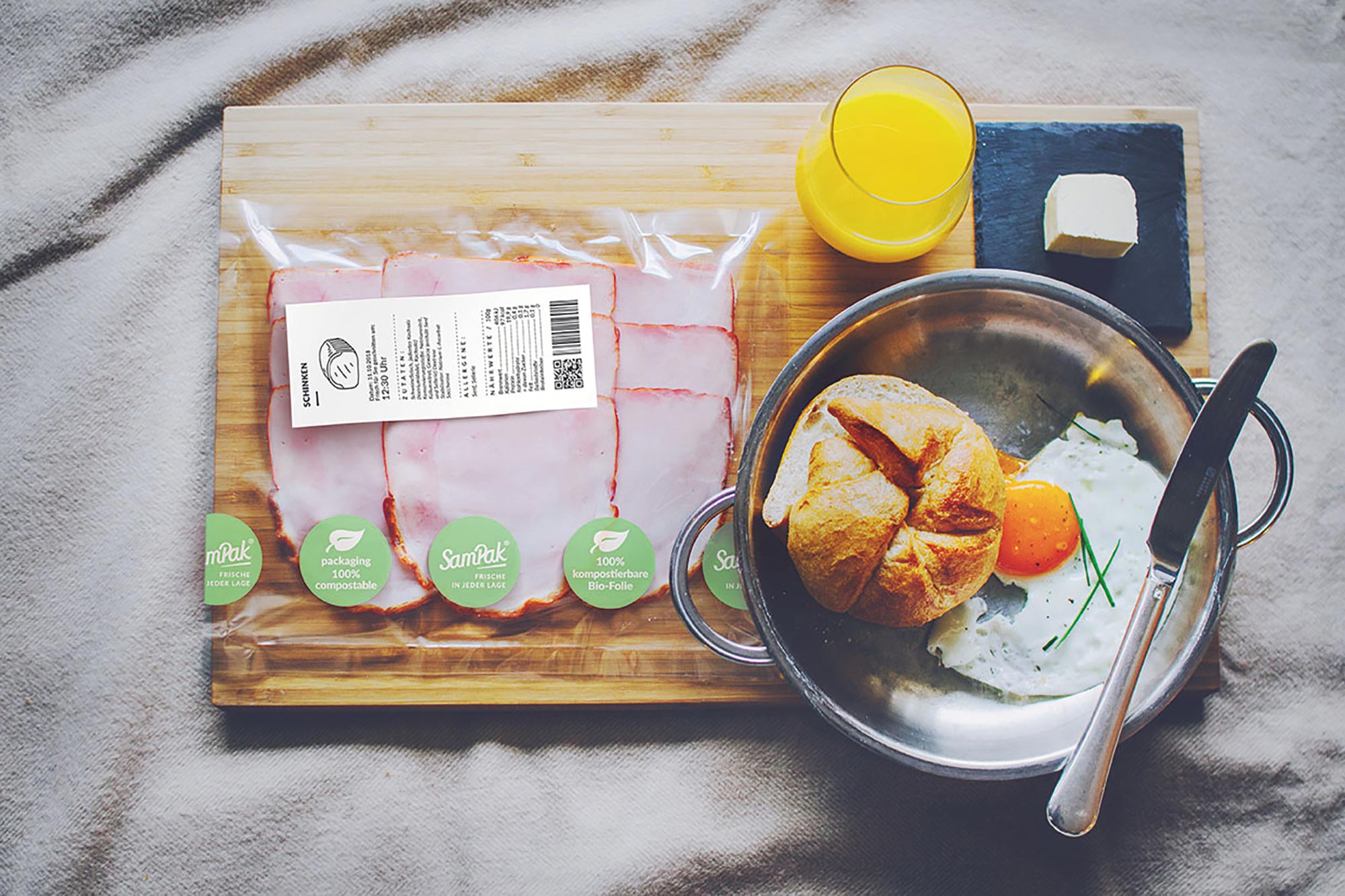 Wurst verpackt