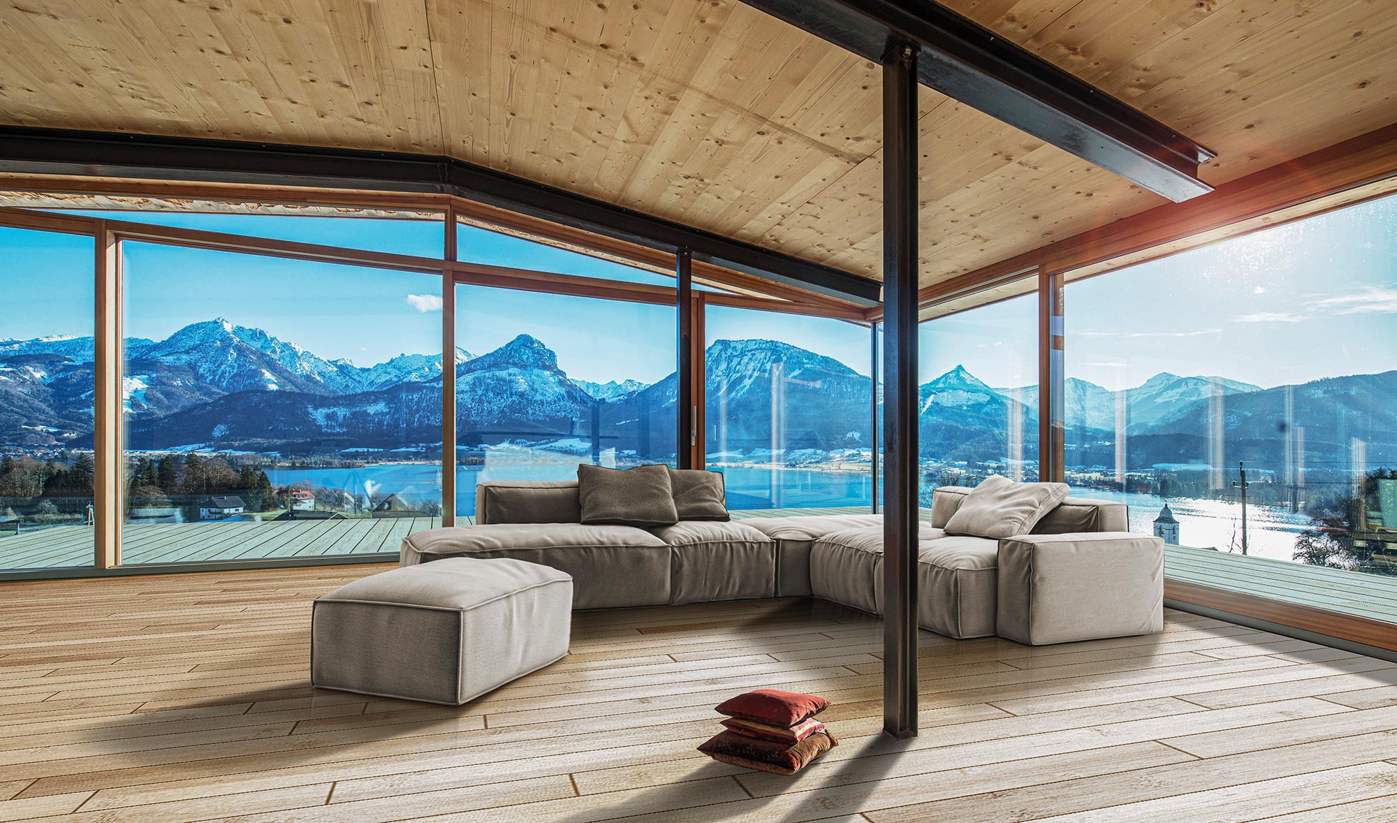 Ausblick Villa am See